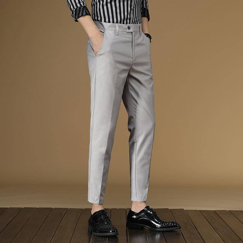 Men'S Formal Wear For Office - Yaz Takım Elbise Pantolon Erkekler Kırmızı