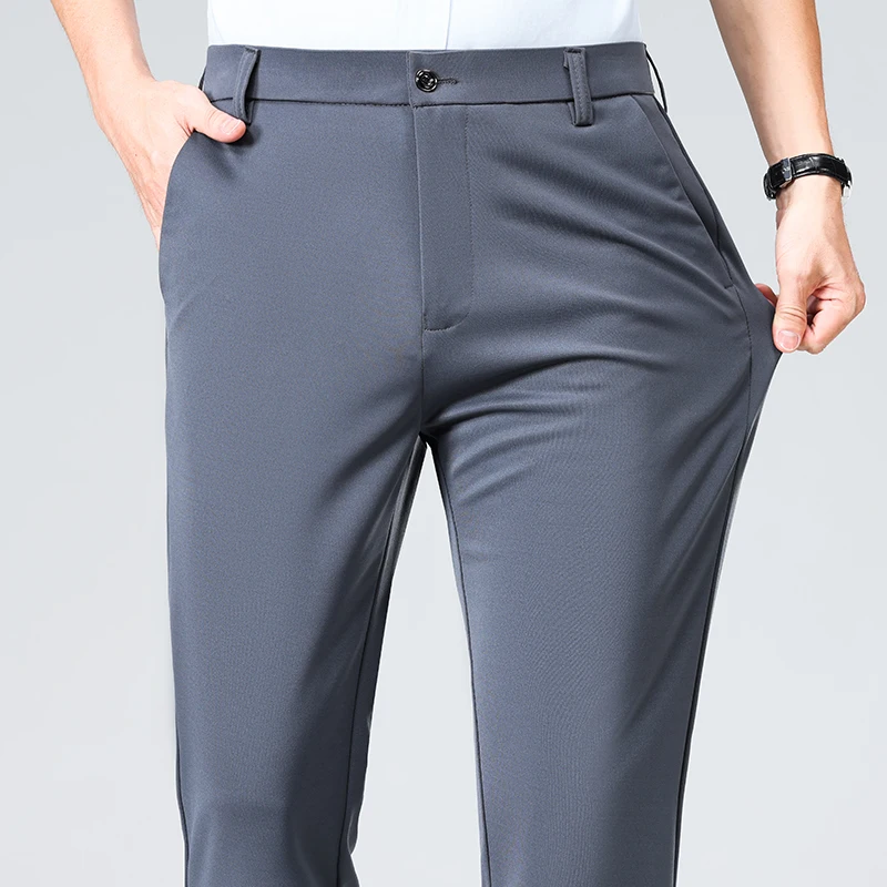 Men Formal Wear Outfits - İlkbahar Yaz İnce Pantolon Erkek Resmi