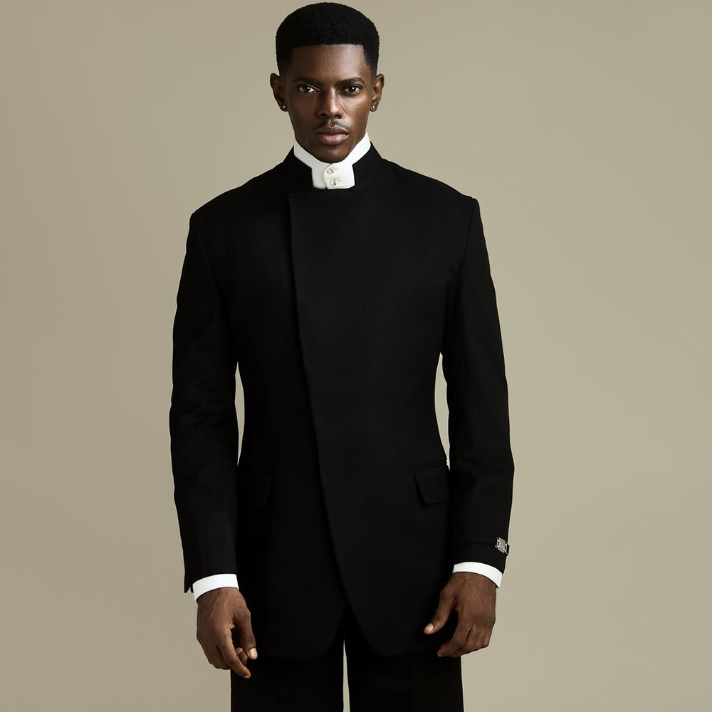 Men Formal Wear Outfits - Zarif Siyah Erkek Takım Elbise 2