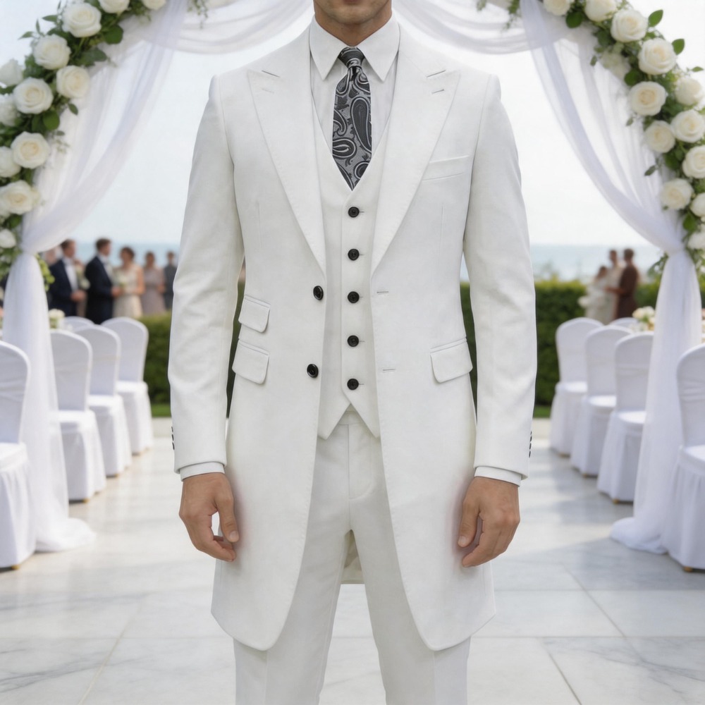 Men Formal Wear Outfits - Slim Fit 3 Parça Resmi Erkek