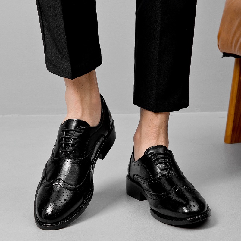 Men'S Formal Office Wear Shoes - Klasik Erkek Stili Hakiki Deri Ayakkabılar,
