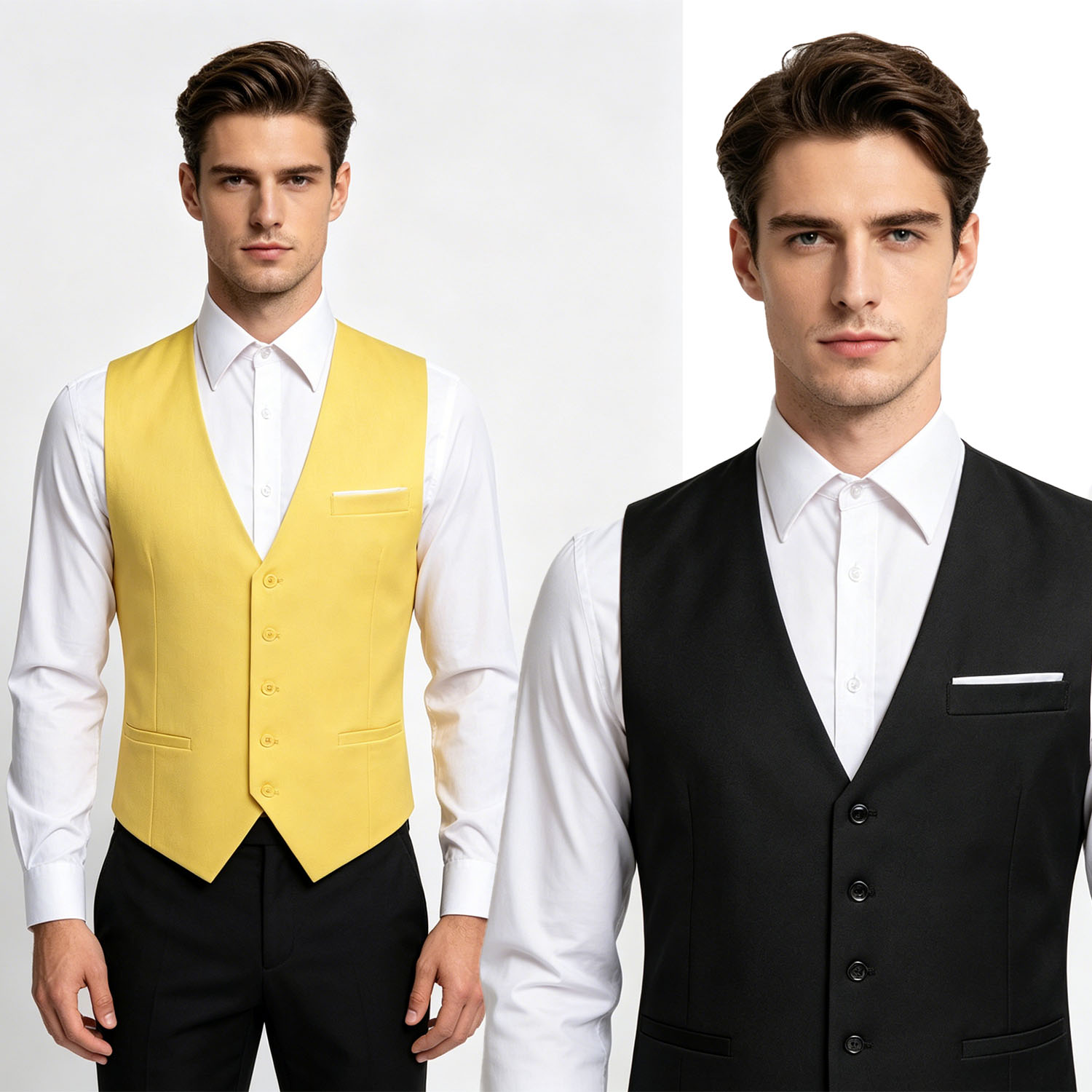 Men'S Formal Wear Waistcoat - Erkek Resmi Takım Elbise Yeleği, Yan