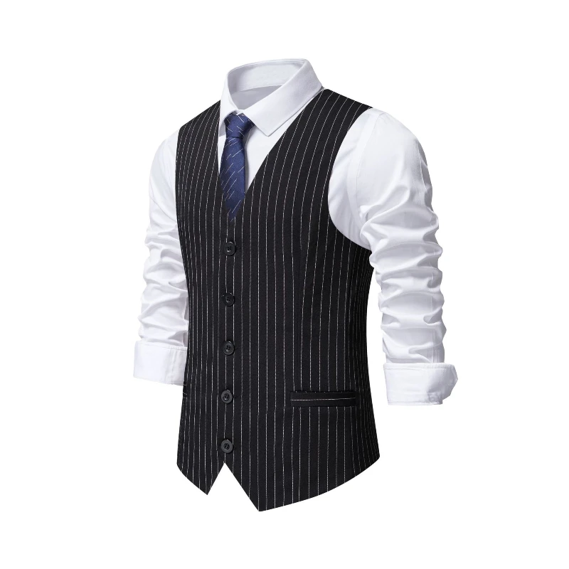 2026 Yeni Kırmızı Çizgili Takı - Men'S Formal Wear Waistcoat incelemesi ve fiyatı