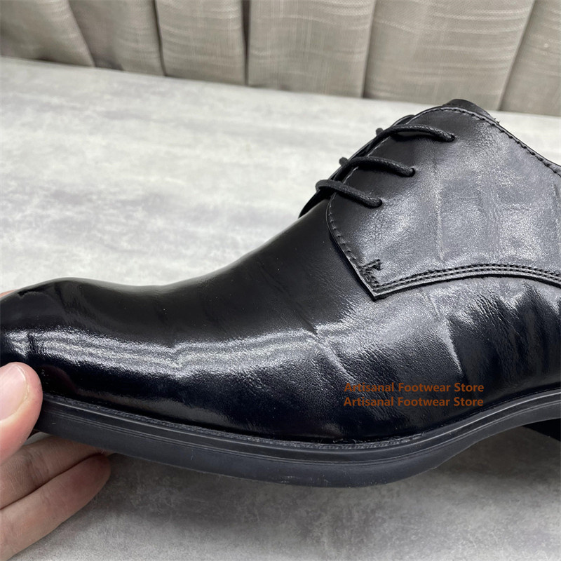 Erkek Siyah Deri Oxford Ayakka - Men'S Formal Office Wear Shoes incelemesi ve fiyatı