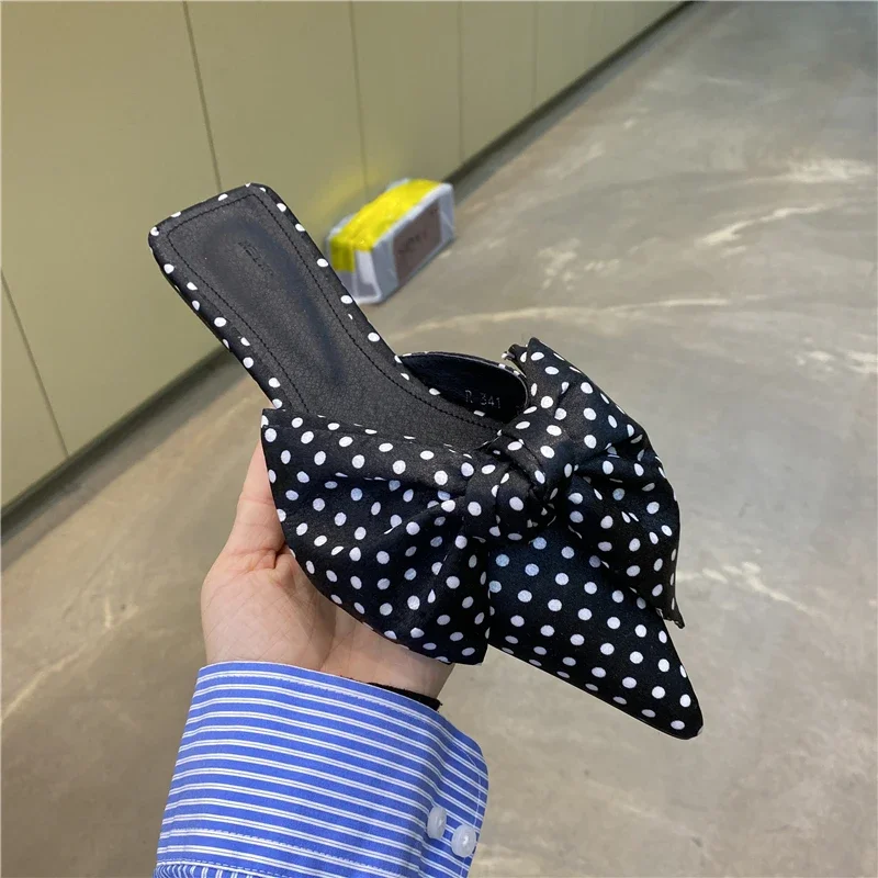 Kadın Sandaletleri Büyük Boy F - Satin Bow Tie incelemesi ve fiyatı