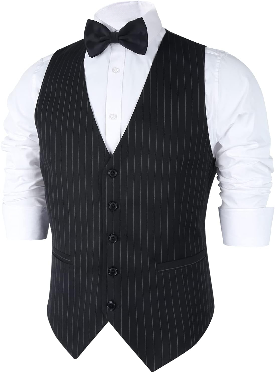 Erkek İnce Çizgili İş Elbisesi - Men'S Formal Wear Waistcoat incelemesi ve fiyatı