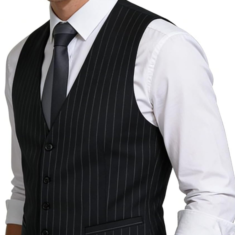 Erkek İnce Çizgili İş Elbisesi - Men'S Formal Wear Waistcoat incelemesi ve fiyatı