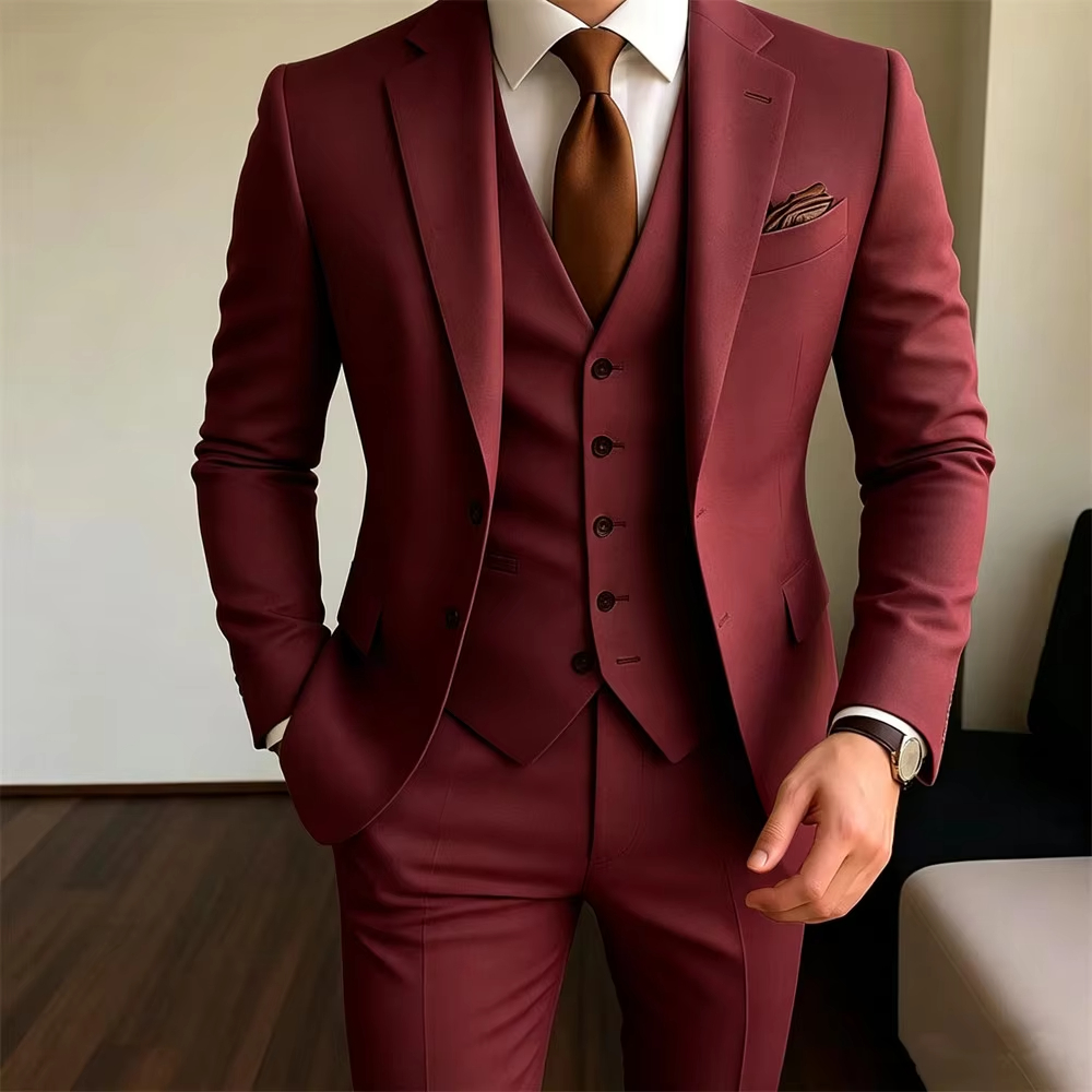 Haki Erkek Takım Elbise 3 Parç - Khaki Formal Wear Men incelemesi ve fiyatı