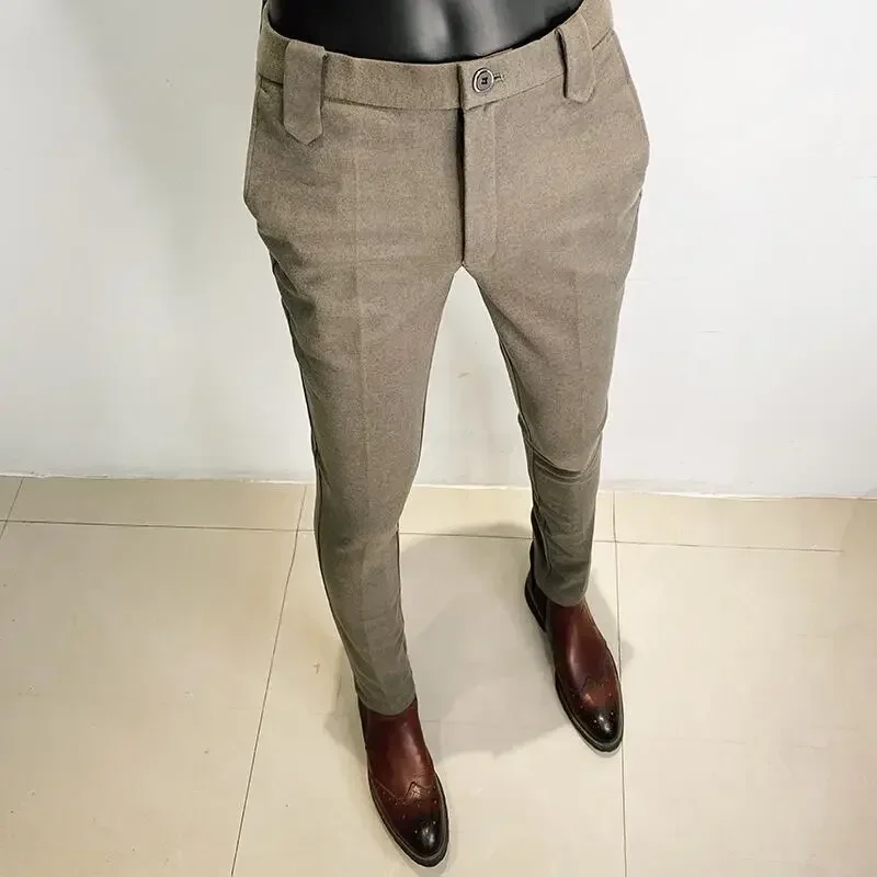 Sonbahar kış kalınlaşmış yün t - Men'S Formal Wear For Office incelemesi ve fiyatı