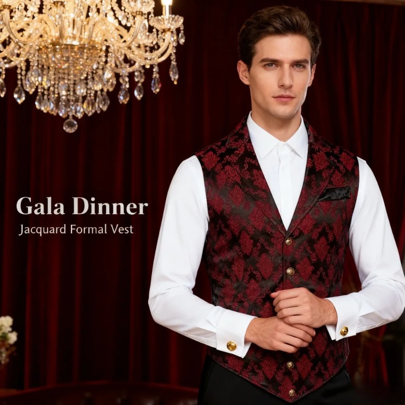 İngiliz Retro Slim Fit Yelek E - Men'S Formal Wear Waistcoat incelemesi ve fiyatı