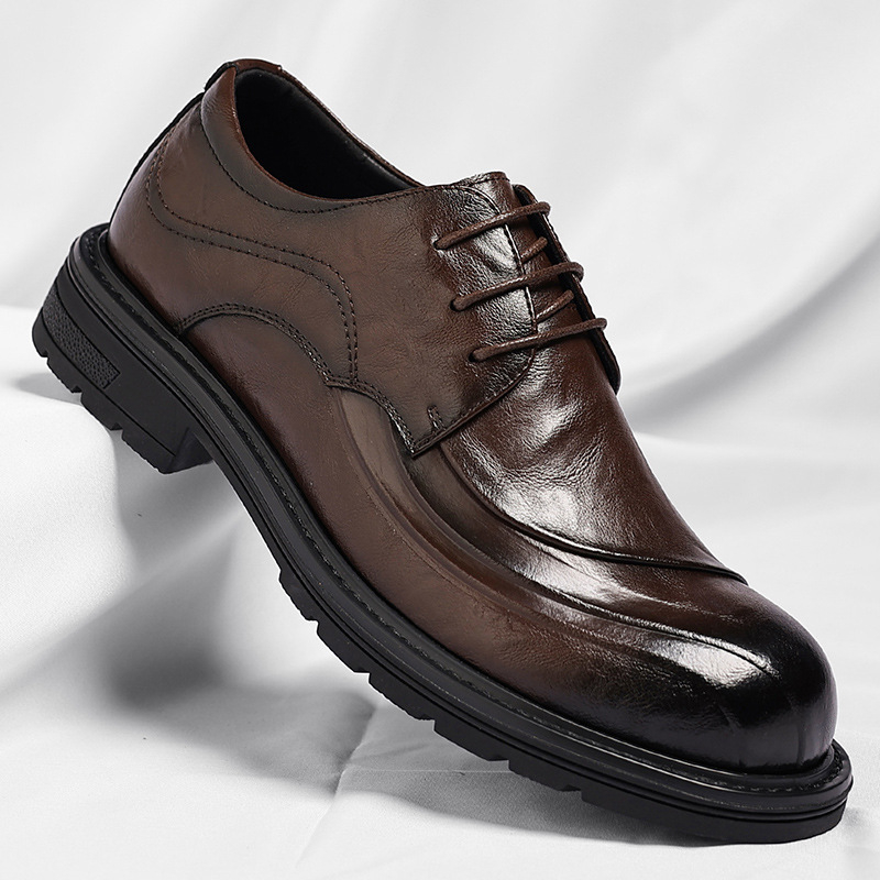Kahverengi Parlatılmış Hakiki  - Men'S Formal Wear For Office incelemesi ve fiyatı