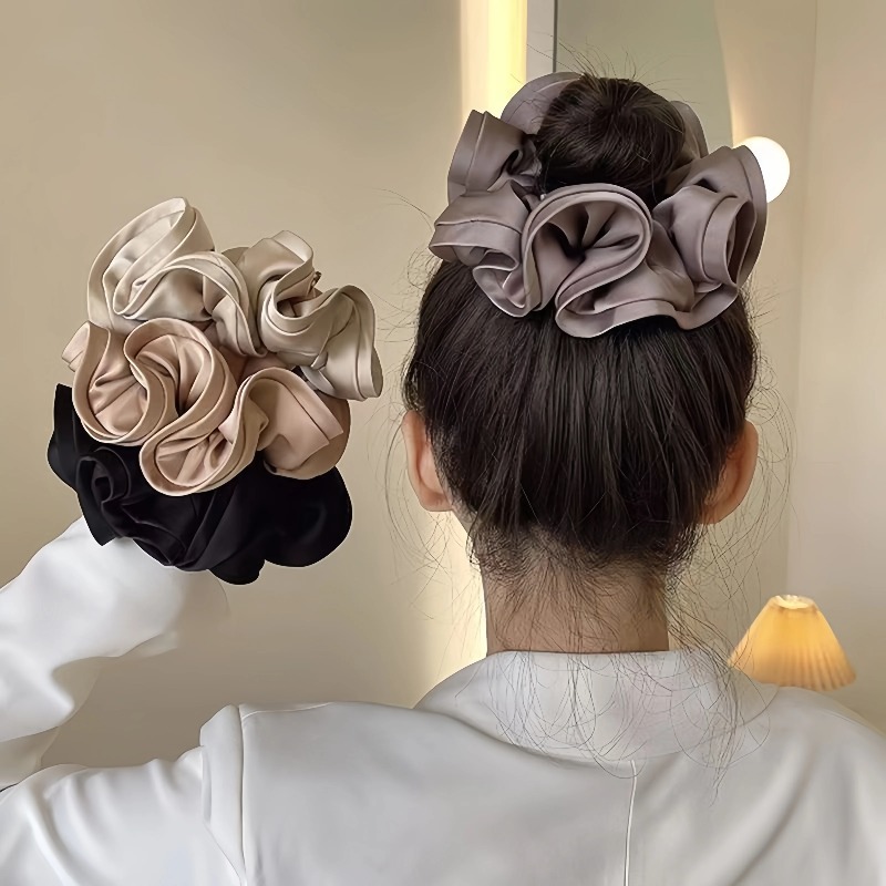 Kore saten Scrunchies elastik  - Satin Bow Tie incelemesi ve fiyatı
