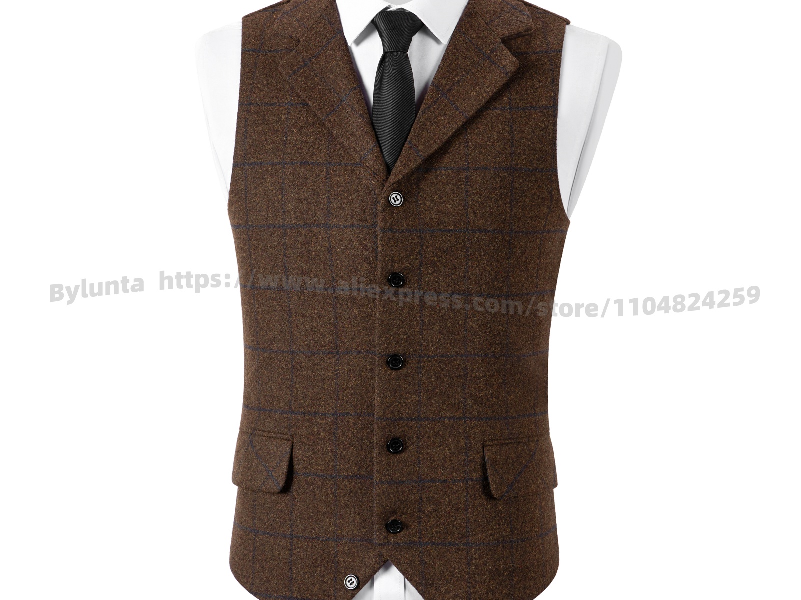 Erkek Ekose Yün Balık Sırtı De - Men'S Formal Wear Waistcoat incelemesi ve fiyatı