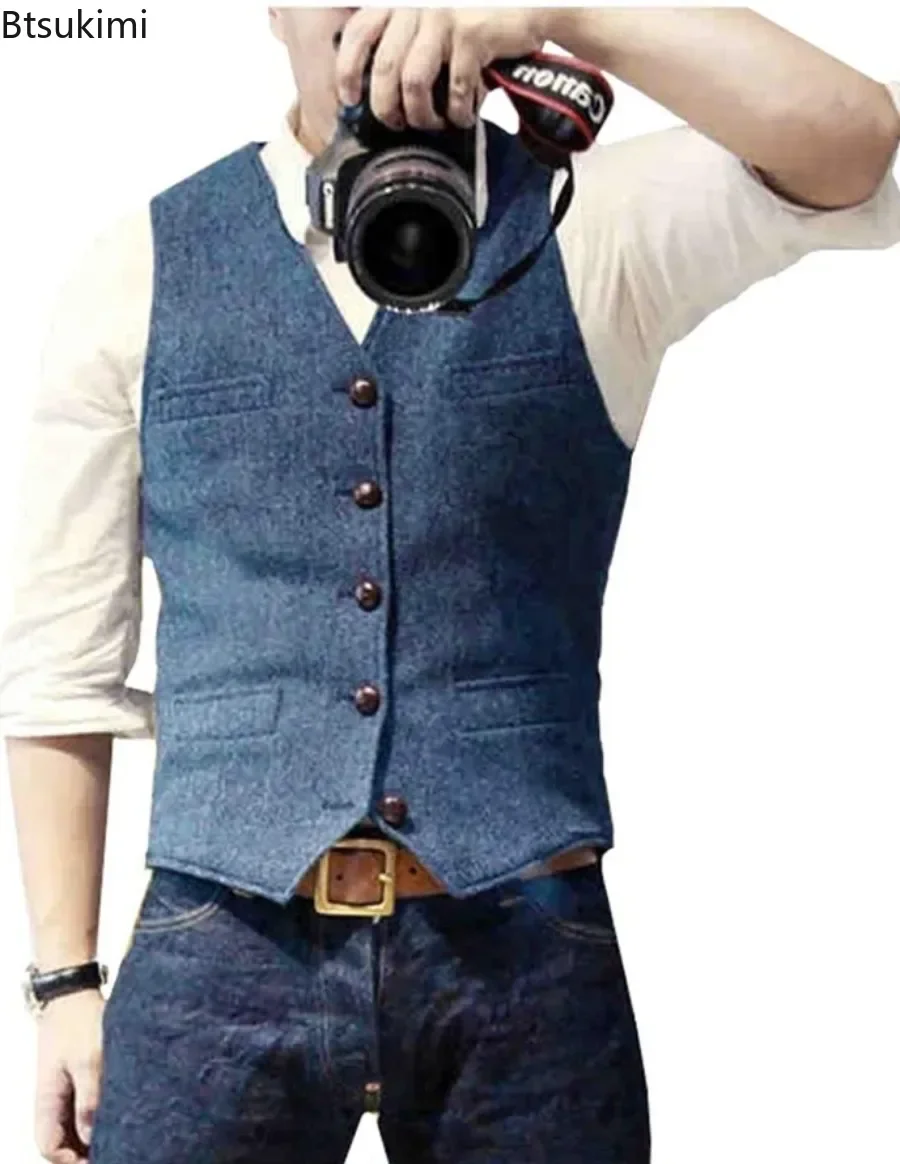 2026 erkek Vintage V Yaka Takı - Men'S Formal Wear Waistcoat incelemesi ve fiyatı