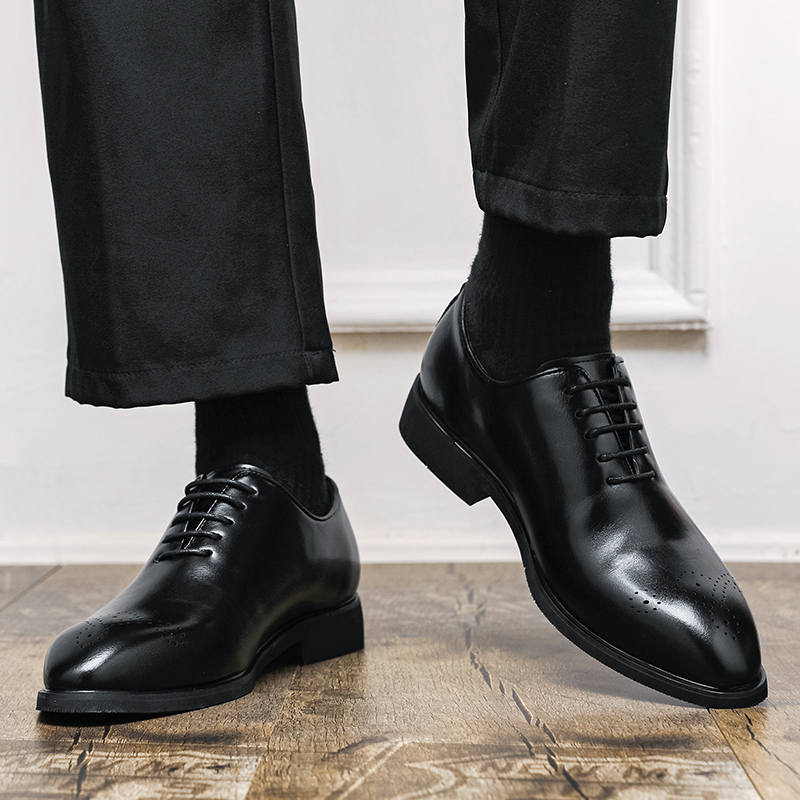 Marka Kauçuk Kaliteli Kaymaz A - Men'S Formal Office Wear Shoes incelemesi ve fiyatı