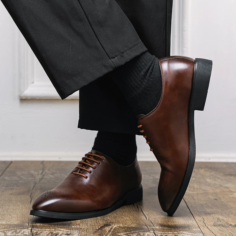 Marka Kauçuk Kaliteli Kaymaz A - Men'S Formal Office Wear Shoes incelemesi ve fiyatı
