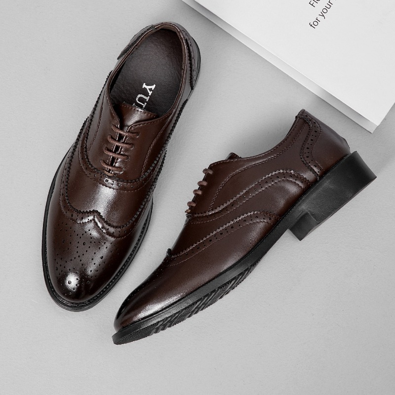 Klasik Erkek Stili Hakiki Deri - Men'S Formal Office Wear Shoes incelemesi ve fiyatı