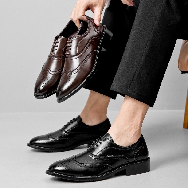 Klasik Erkek Stili Hakiki Deri - Men'S Formal Office Wear Shoes incelemesi ve fiyatı