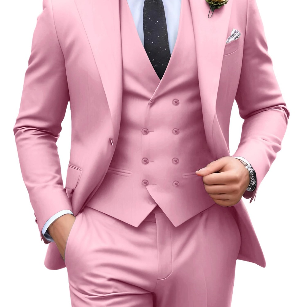 3 Parça Düz Renk Erkek Takım E - Men Formal Wear Outfits incelemesi ve fiyatı
