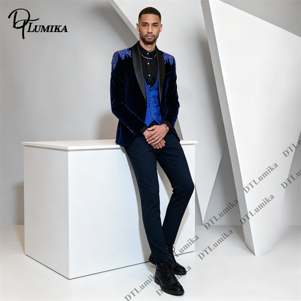 Peagent Erkekler 3 Parça Kadif - Men'S Formal Wear For Office incelemesi ve fiyatı