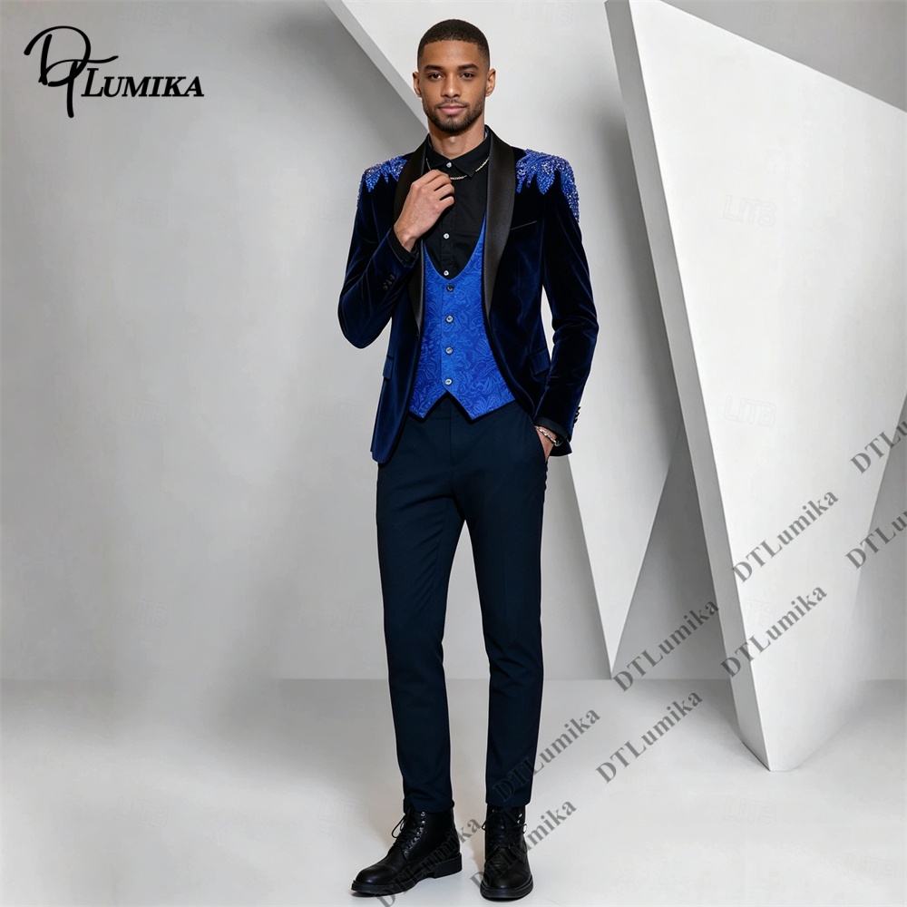 Peagent Erkekler 3 Parça Kadif - Men'S Formal Wear For Office incelemesi ve fiyatı