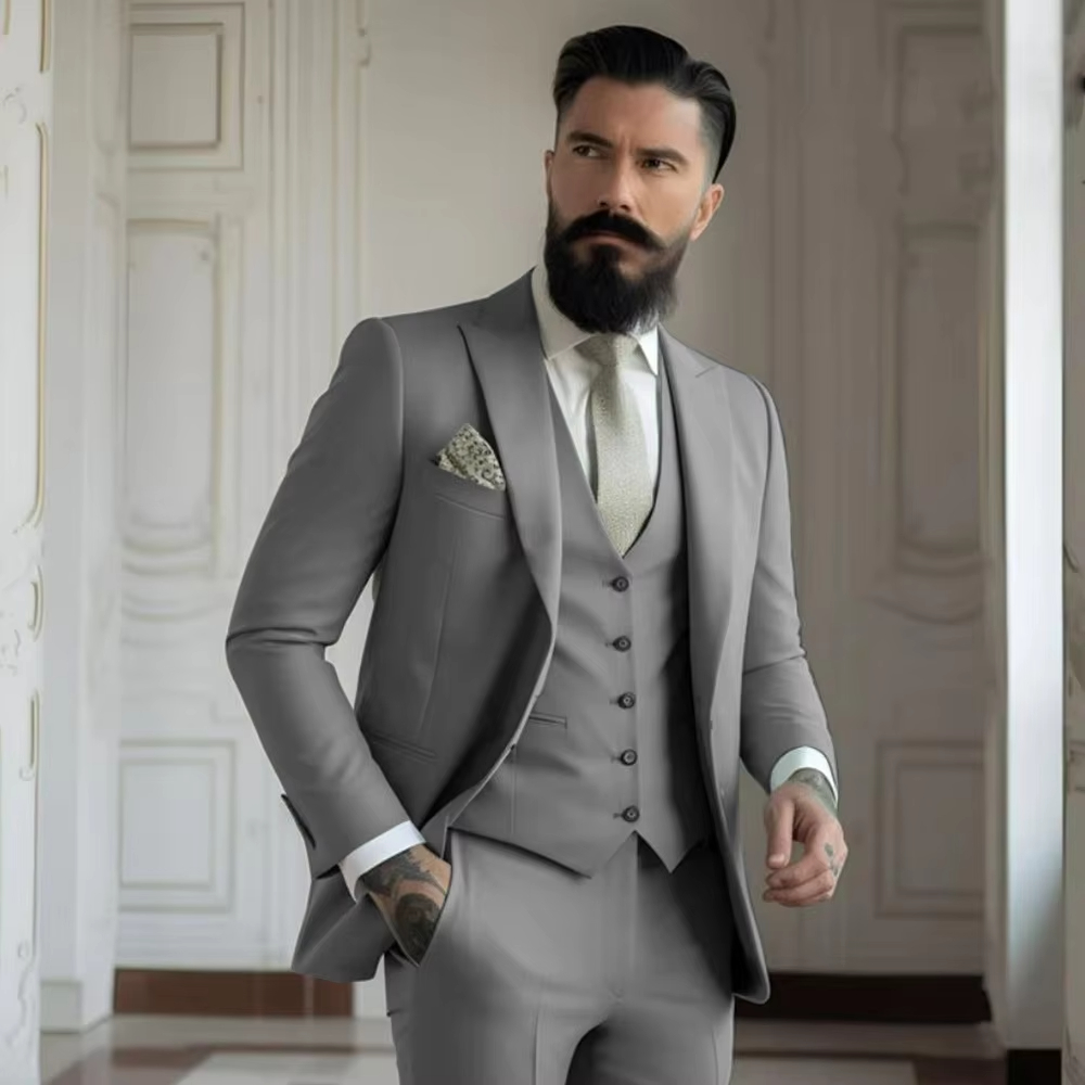 Haki Erkek Smokin Düğün Takıml - Khaki Formal Wear Men incelemesi ve fiyatı